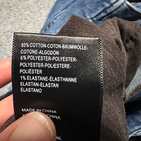 We The Free Free People Overalls Womens 6 (26x31) Blue Denim Bibs Bootcut - Picture 6 of 10